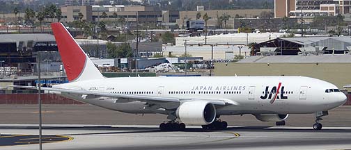 Japan Airlines 777-246ER JA705J at Phoenix Sky Harbor, March 30, 2012